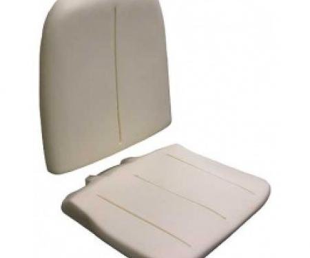 Ford Thunderbird Molded Bucket Seat Foam, 2 Piece Set, Standard Seats, 1966