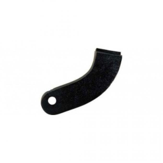 Ford Bucket Seat Hinge Covers, Outers Only, Black, Pair, Falcon, Galaxie, Thunderbird, Comet, 1961-1965