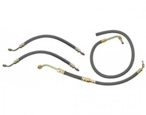 Ford Thunderbird Power Steering Hose Kit, With Female Fitting On The Pressure Line, 1957