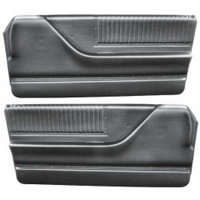 Ford Thunderbird Door Trim Panels, Black, 1966