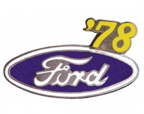 Hat Pin, Ford Oval With '78