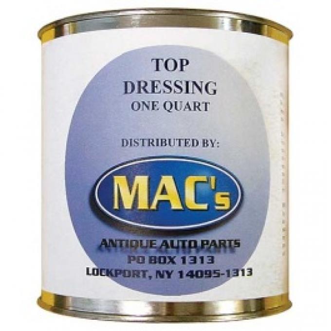 Vinyl Top Dressing, Black, 1 Quart Can