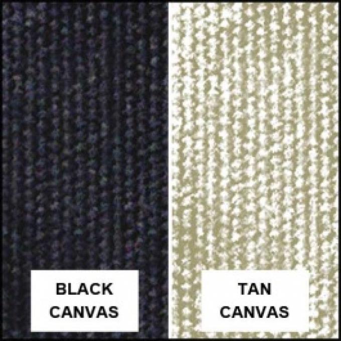 Ford Thunderbird Convertible Top, Stay Fast Black With Tan Interior, 1956-57