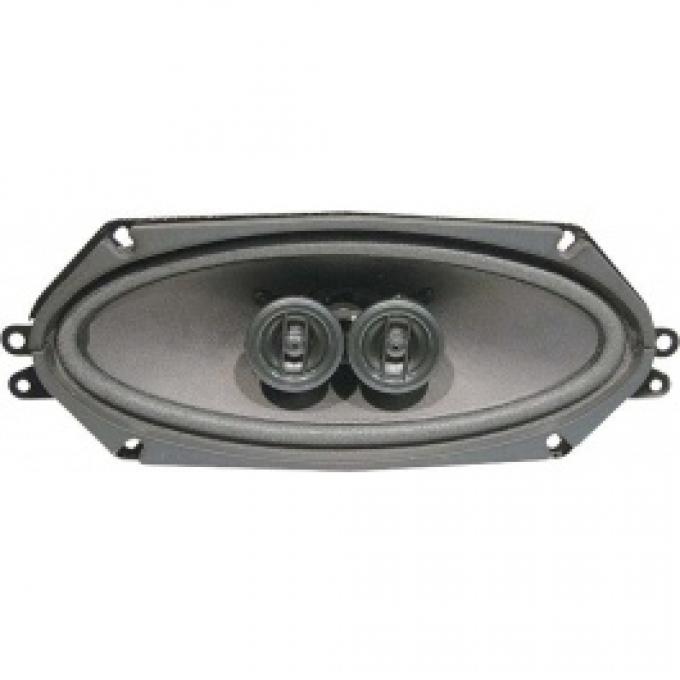 Ford Thunderbird Dual Voice Coil Speaker Assembly, Mounts In Dash, 1964-66