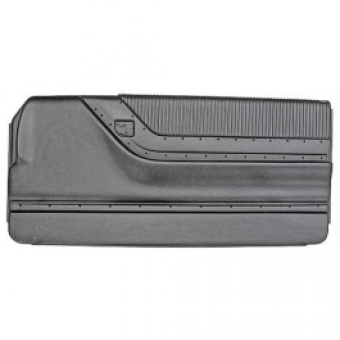 Ford Thunderbird Door Trim Panels, Black, Except Landau, 1964