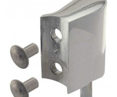 Ford Thunderbird Windwing Hinge, Upper Right, With Rivets, 1956-57