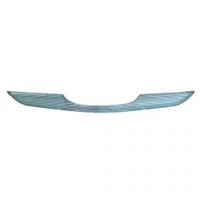 Ford Thunderbird Trunk Lock Ornament Insert, Plastic Turquoise, 1961-63