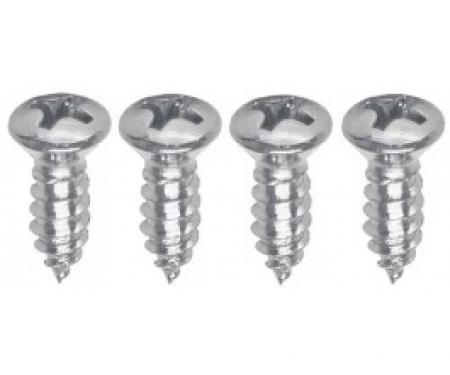 Ford Thunderbird Upper Corner Of Interior Windshield Screw Set, Coupe, 1961-63