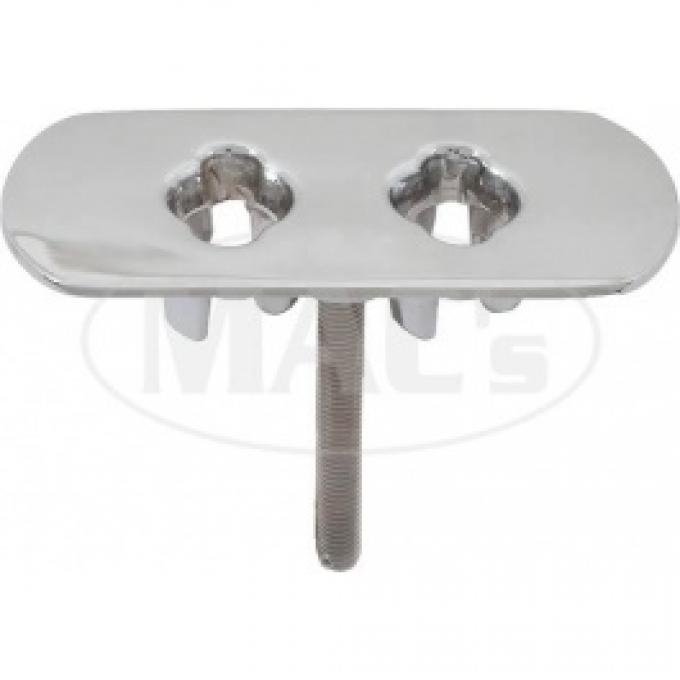 Ford Thunderbird Rear Deck Plate, Left, Hard & Soft Top, 1955