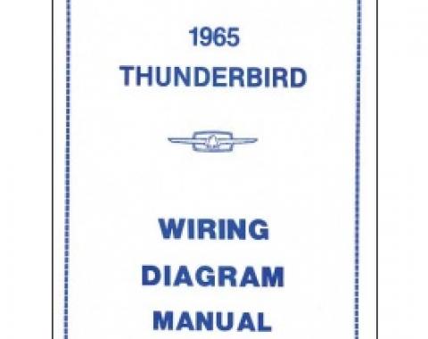 Thunderbird Wiring Diagram Manual, 16 Pages, 1965