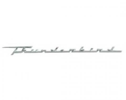 Ford Thunderbird Door Nameplate, Thunderbird Script, Chrome, 1959