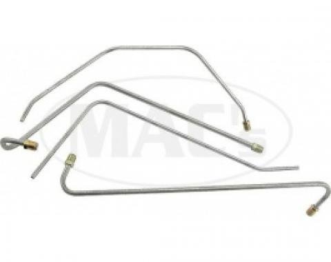 Ford Thunderbird Fuel & Vacuum Line Set, 4 Pcs, Stainless, 1955