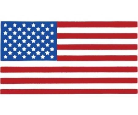 Peel & Stick Flag, 3 3/4 W x 2 H,