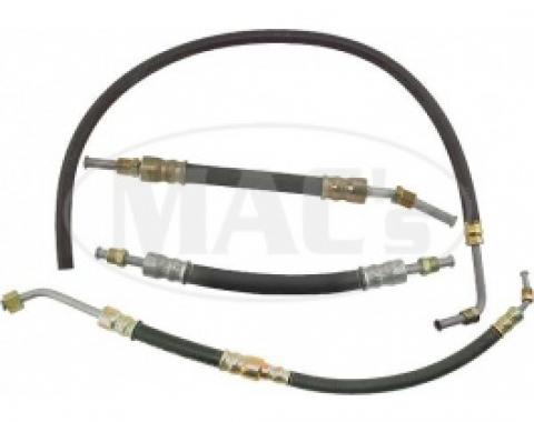 Ford Thunderbird Power Steering Hose Kit, With Female Fitting On The Pressure Line, 1955-56