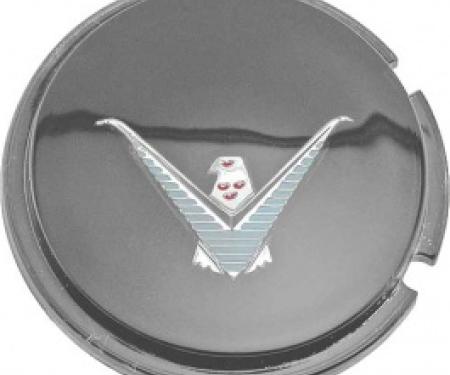 Ford Thunderbird Roof Side Emblem, Plastic Insert, Black, For Landau Bar, 1962-63