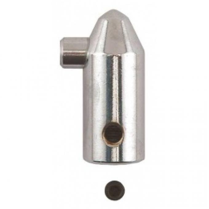 Ford Thunderbird Top Rear Fastener, Bullet Shape With 1 Pin, Hard & Soft Top, From 5-1-1956