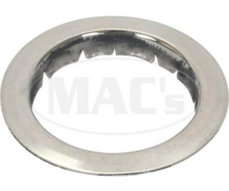Ford Thunderbird Glove Box Door Lock Push Button Bezel, 1955-57