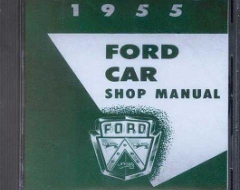 Shop Manual CD, Thunderbird & Ford Passenger Cars, Requires Windows To Use