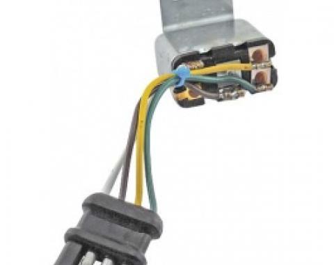 Ford Thunderbird Emergency Flasher Relay, 4 Wire Plug, 1966