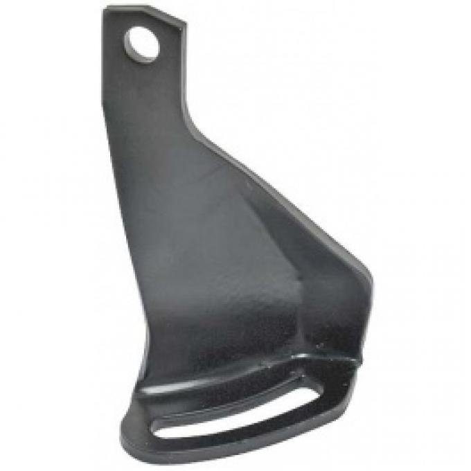 Ford Thunderbird Power Steering Bracket, From Pump To Exhaust Manifold, Steel, Black Powder Coated Finish, 1955-57