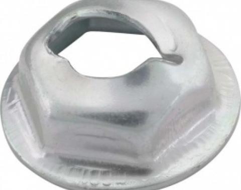 Hood Emblem Pal Nut, Self Threading, For 3/16 Stud, 1955-66