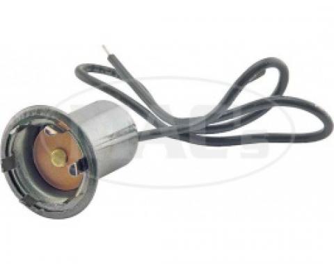 Ford Thunderbird Map Light Socket & Wire Lead, 1955-57