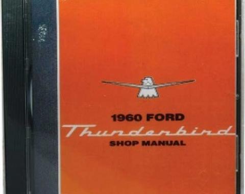 Shop Manual On CD, Thunderbird, Requires Windows To Use, 1960