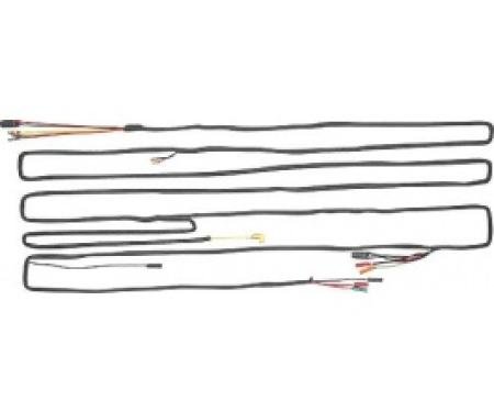 Ford Thunderbird Body Wiring Harness, PVC Wire, 16 Terminals, Automatic Transmission, 1957