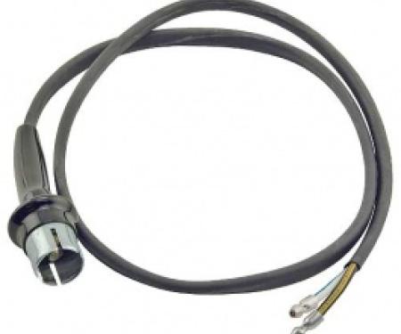 Ford Thunderbird Parking Light Socket Wire, PVC Wire, Left Turn Signal, 1955