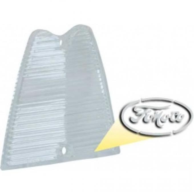 Ford Thunderbird Back-Up Light Lens, With FoMoCo Logo, 1956