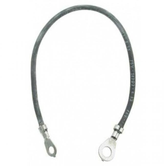 Ford Thunderbird Battery Ground Strap, Reproduction, Attaches To Back Of Cylinder Head, 1958-62