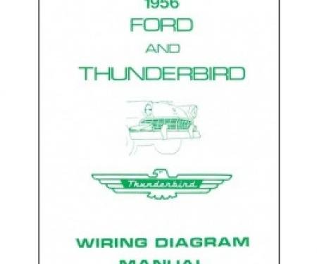 Thunderbird Wiring Diagram Manual, 8 Pages, 1956