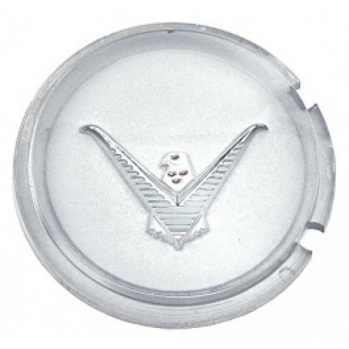 Ford Thunderbird Roof Side Emblem, Plastic Insert, White, For Landau Bar, 1962-63