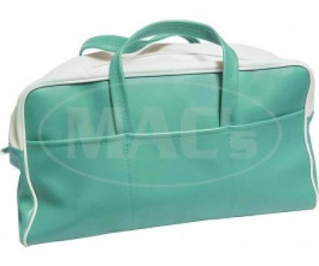 Ford Thunderbird Tote Bag, Green & White, 1955