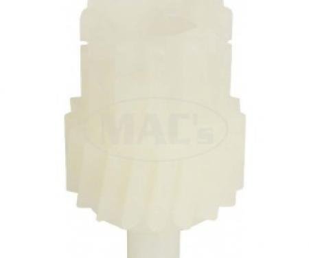 Ford Thunderbird Speedometer Driven Gear, 18 Teeth, White, Type 3A, 1957-63