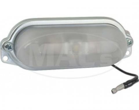 Ford Thunderbird Rear License Plate Light Assembly, 6 Volt, 1955