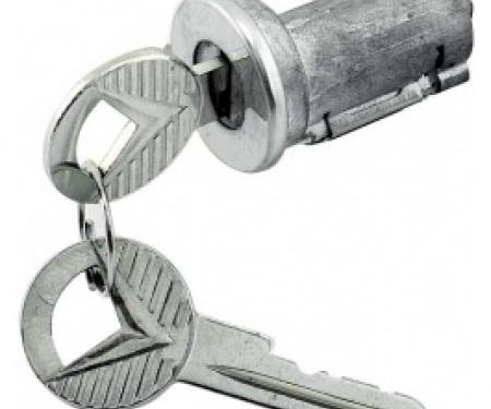 Ford Thunderbird Trunk Lock Cylinder, Includes 2 Keys, 1960