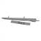 Corvette Side Fender Horizontal Spear Insert, Right, Upper, 1958-1961