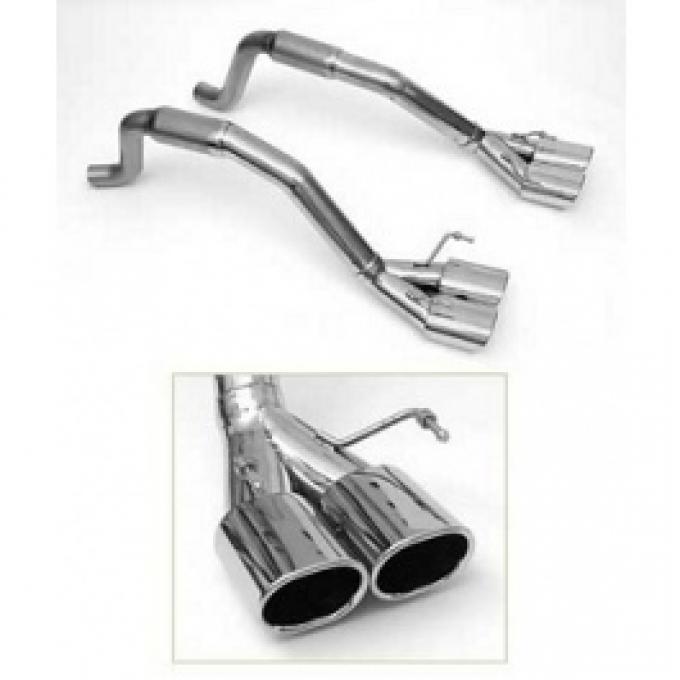 Corvette Exhaust System, B&B, Bullet Performance, With Oval Tips, 2005-2008