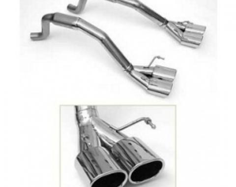 Corvette Exhaust System, B&B, Bullet Performance, With Oval Tips, 2005-2008