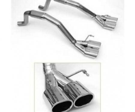 Corvette Exhaust System, B&B, Bullet Performance, With Oval Tips, 2005-2008