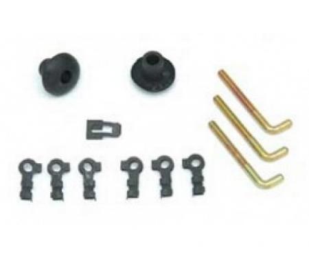 Corvette Door Lock Control Rod Rebuild Kit, 1968-1977