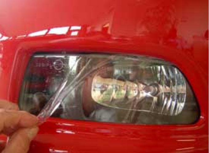 Corvette Fog Light Lens Protectors, Clear, 2005-2013