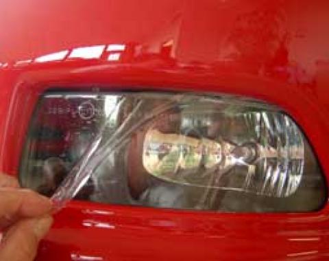 Corvette Fog Light Lens Protectors, Clear, 2005-2013
