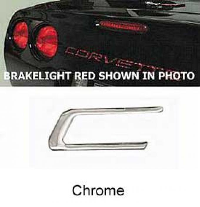 Corvette Rear Bumper Lettering Kit, Brakelight Red, 1997-2004