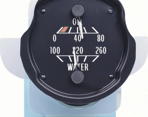 AMD Oil Pressure/Water Temperature Gauge, 70-78 Firebird K-6493193