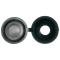 Corvette Taillight Screw Cover Caps, One Taillight, Black, 1997-2004