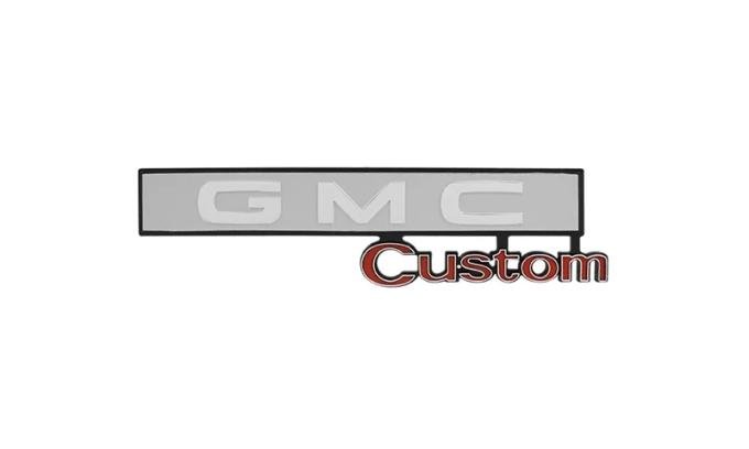 AMD Glove Box Door Emblem, GMC Custom, 69-72 GMC CK Pickup Truck T-9875