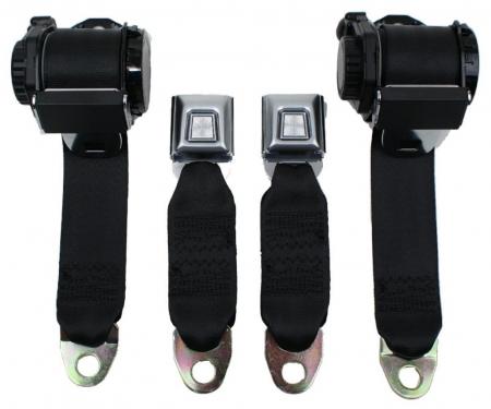 Seatbelt Solutions 1978-1982 Corvette Single Retractor Lap and Shoulder Belts