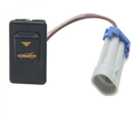 Corvette Hatch Glass Release Switch, on Door, USED 1990-1993